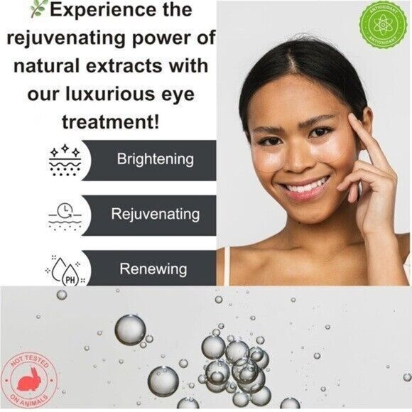 Under Eye Mask (60 PCS)Fucus Antioxidant Patches pads Hyaluronic Acid Collagen - Picture 3 of 7